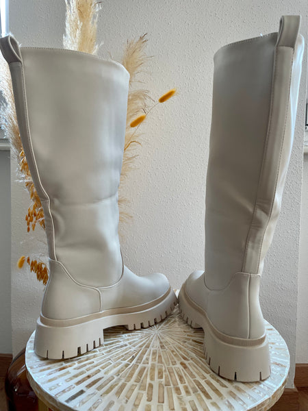 Bottes montantes beiges BALY