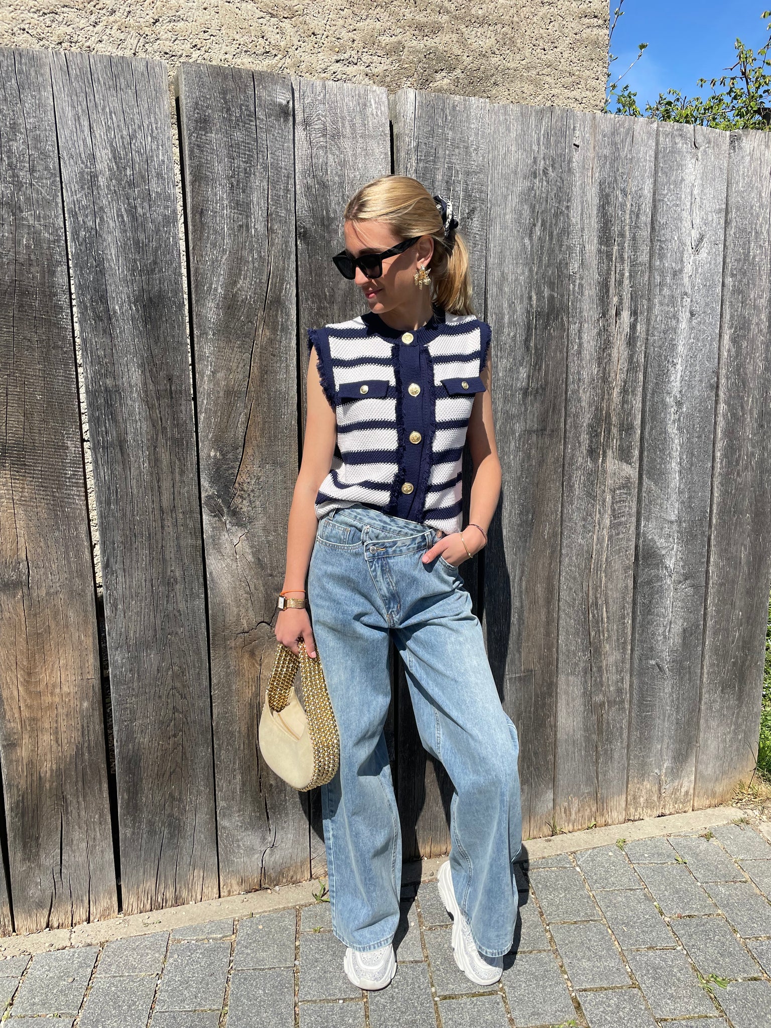 Jeans croisé PAULA