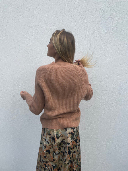 Pull chauve souris rosé JENNA