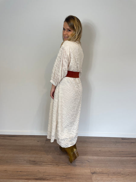 Robe longue blanche PORTO