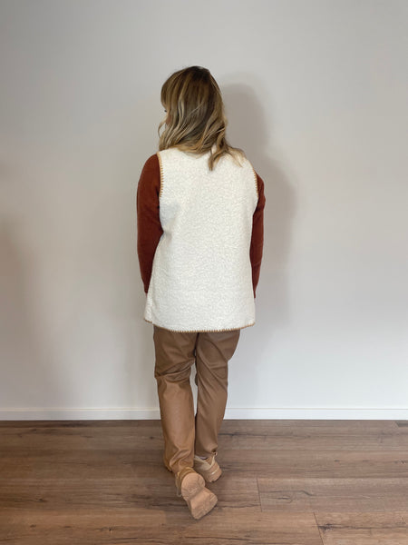 Gilet blanc LEA