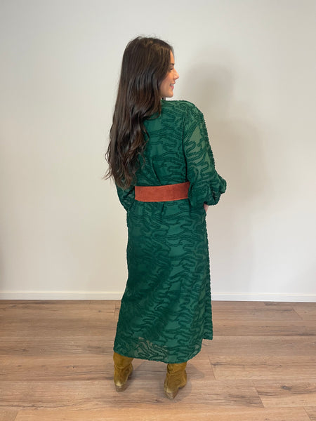 Robe longue verte PORTO