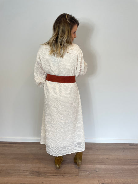 Robe longue blanche PORTO