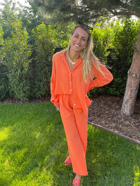 Ensemble orange HARRY