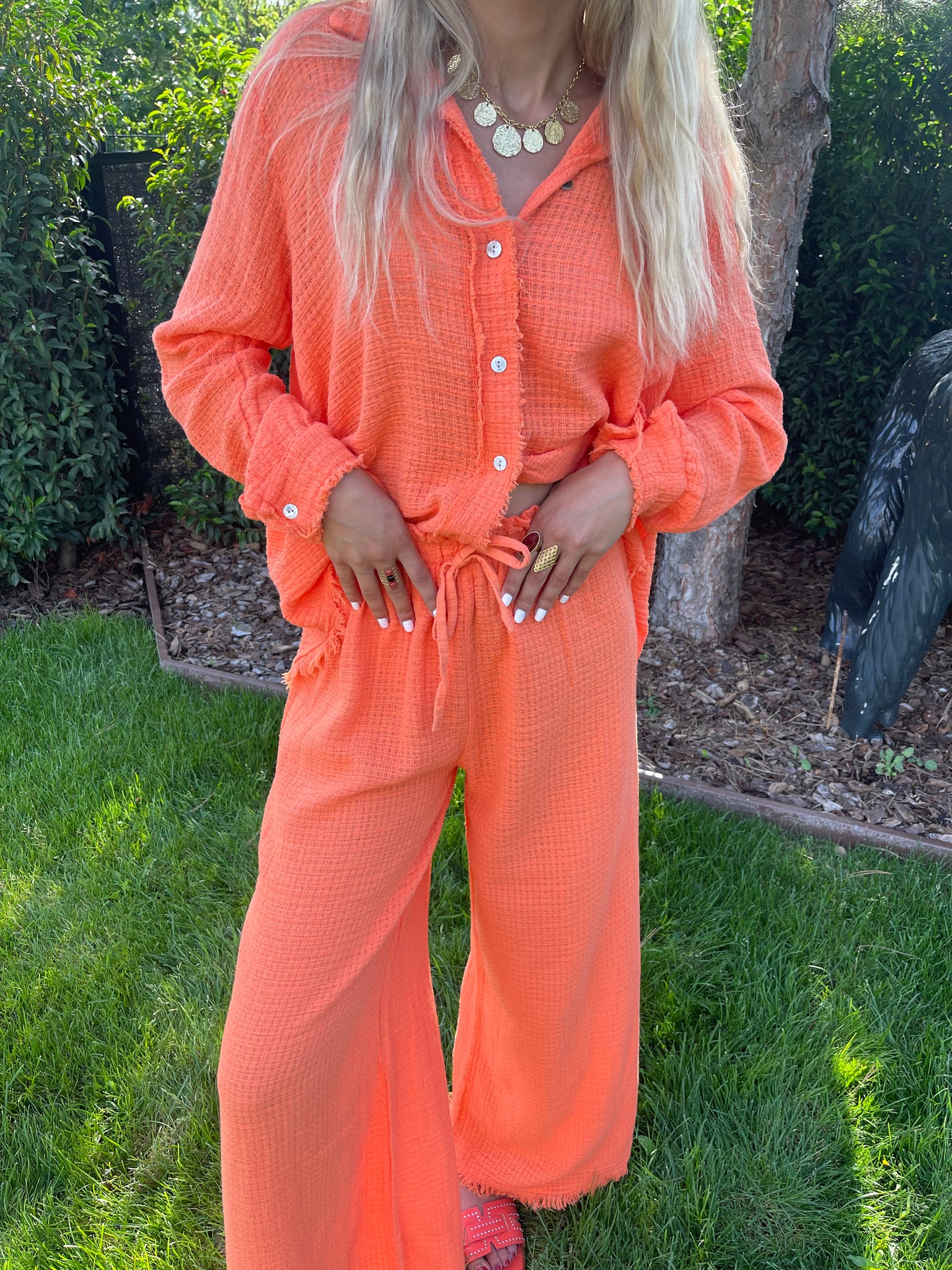Ensemble orange HARRY