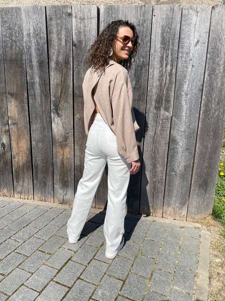 Pantalon blanc NELLY