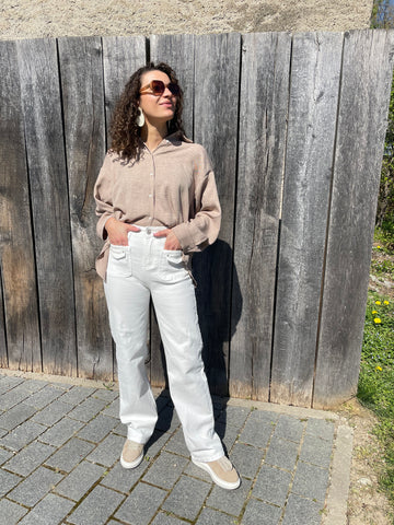 Pantalon blanc NELLY