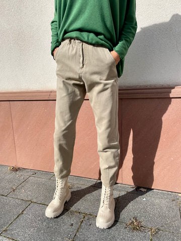 Jeans large beige LIAM