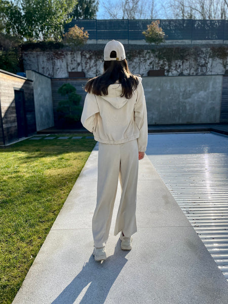 Ensemble en velours beige GOLA