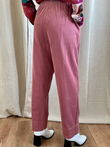Pantalon velours rose TOMS
