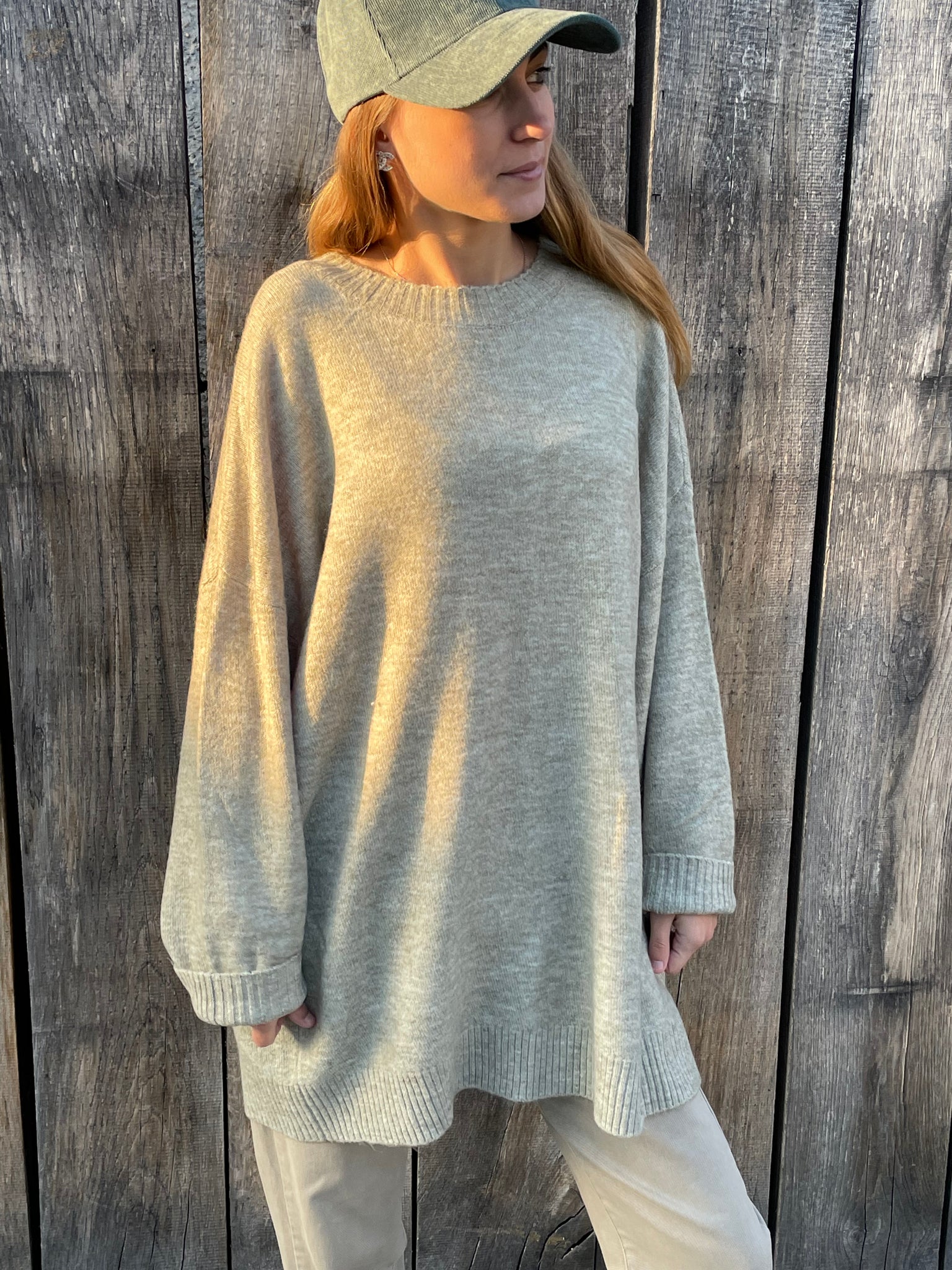 Robe-Pull vert ROBY