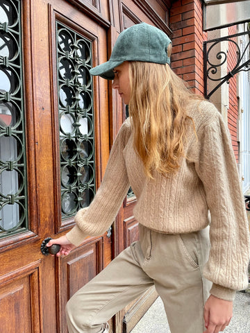 Pull torsadé beige VANILA