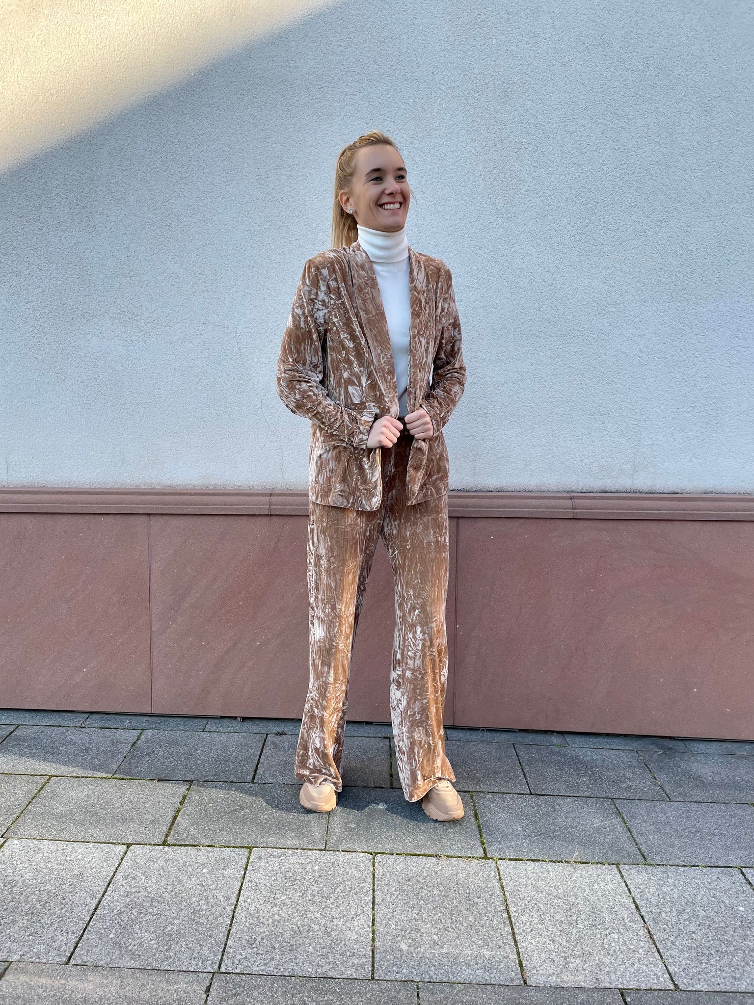 Ensemble velours frappé ARIA