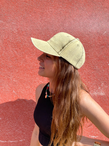 Casquette jaune PACO