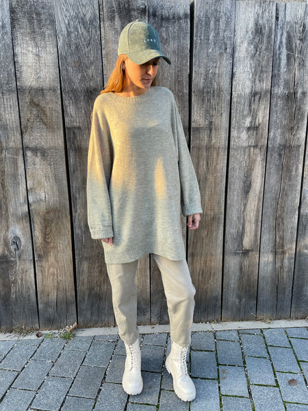 Robe-Pull vert ROBY