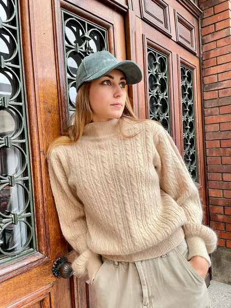 Pull torsadé beige VANILA