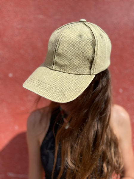 Casquette jaune PACO