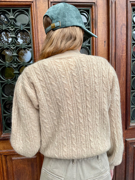 Pull torsadé beige VANILA