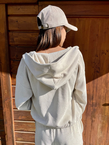 Ensemble en velours beige GOLA