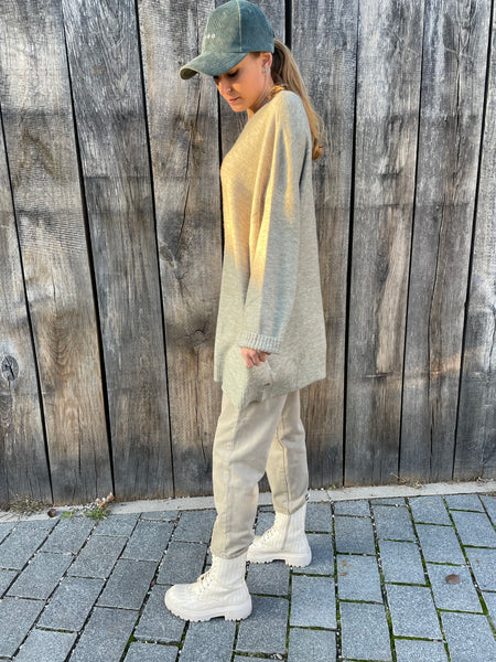 Robe-Pull vert ROBY
