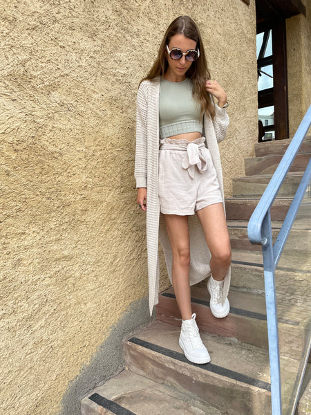 Short beige ANIA