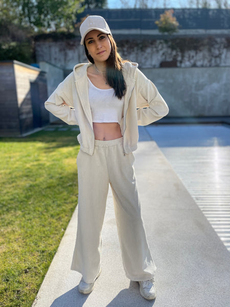 Ensemble en velours beige GOLA
