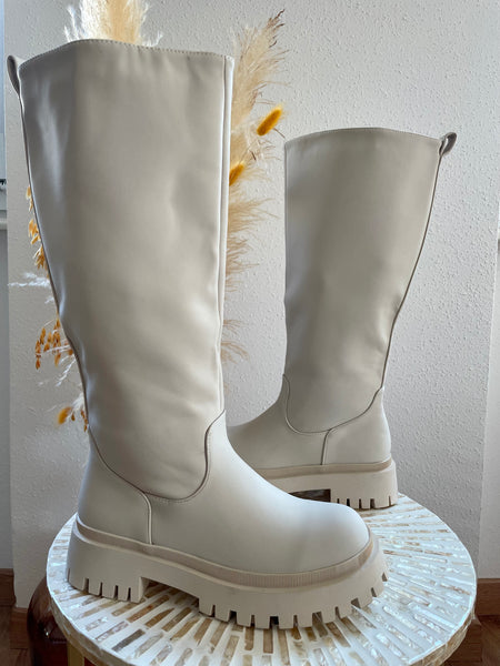 Bottes montantes beiges BALY