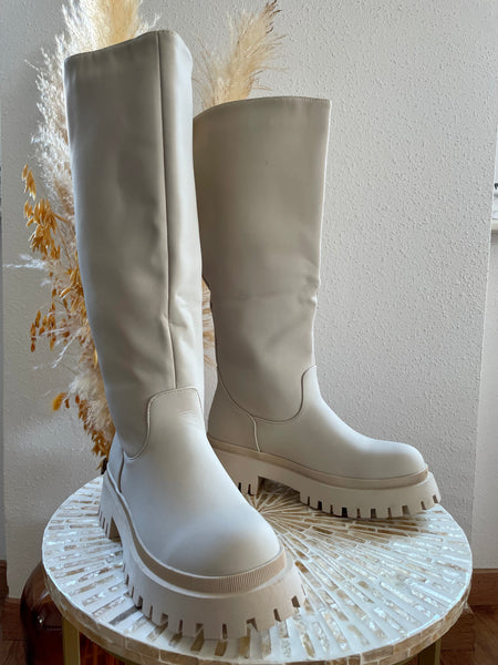 Bottes montantes beiges BALY