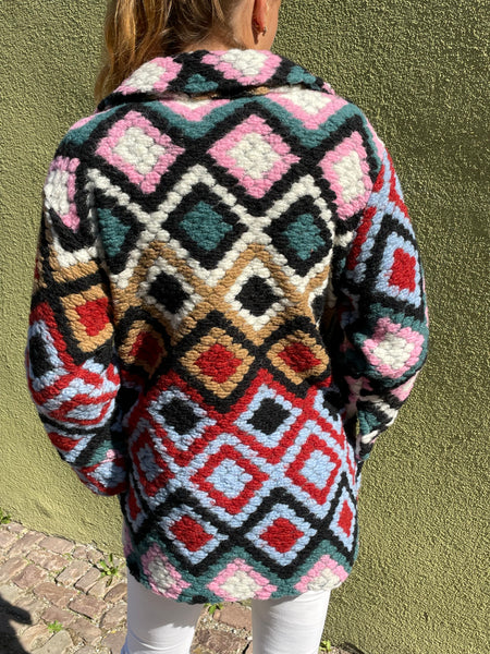 Veste bariolée OXY verte