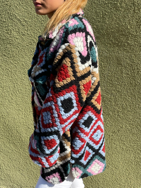 Veste bariolée OXY verte